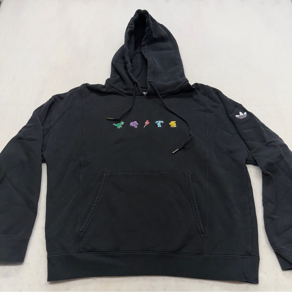 Adidas + Pixar Manga Black Hoodie Embroidered Toy Story Unisex Medium